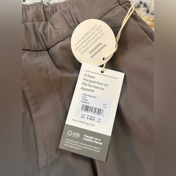 NWT Vuori Miles Ankle Pant XS - Picture 6 of 9